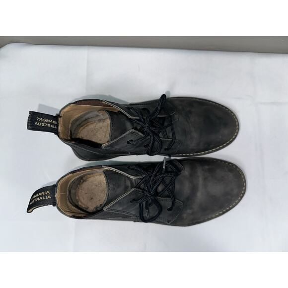Blundstone Men’s Chukka Black Leather Casual Lace Up Elastic Ankle Boots US 11 main image 4